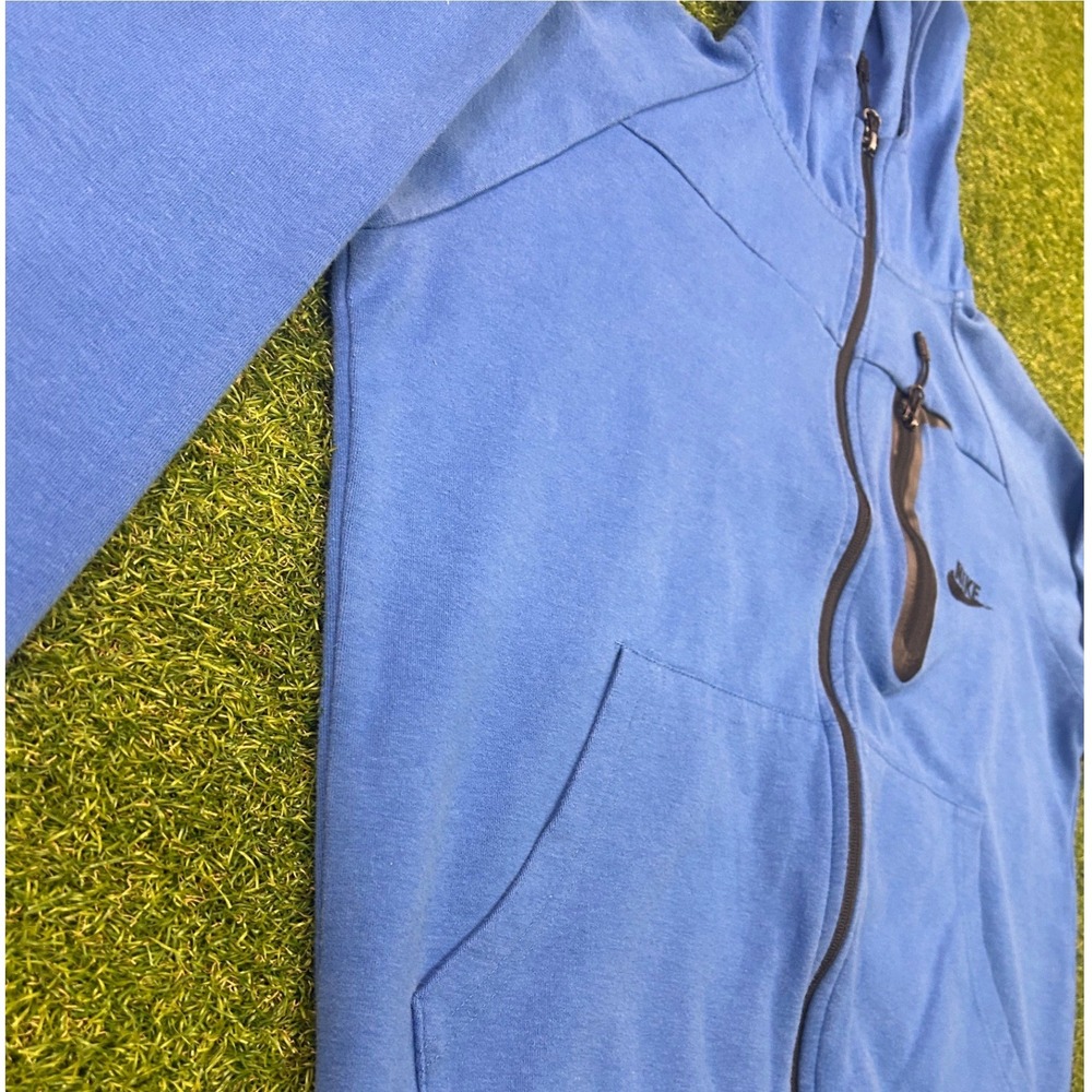 Nike Tech Fleece Full Zip Hoodie Blue Athletic Jacket Mens Small R5L2BB33 - Picture 2 of 5